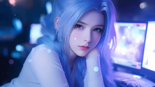 Sky 办公女孩