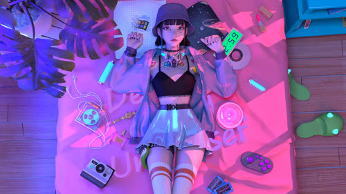 极客云 4k girl