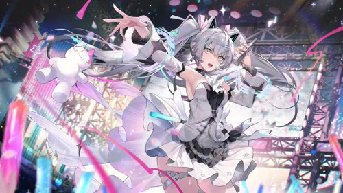 [4K]白发少女