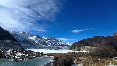 雪山冰川