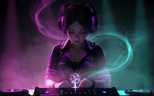 小也  Ender AI DJ Girl WUHD (4K)